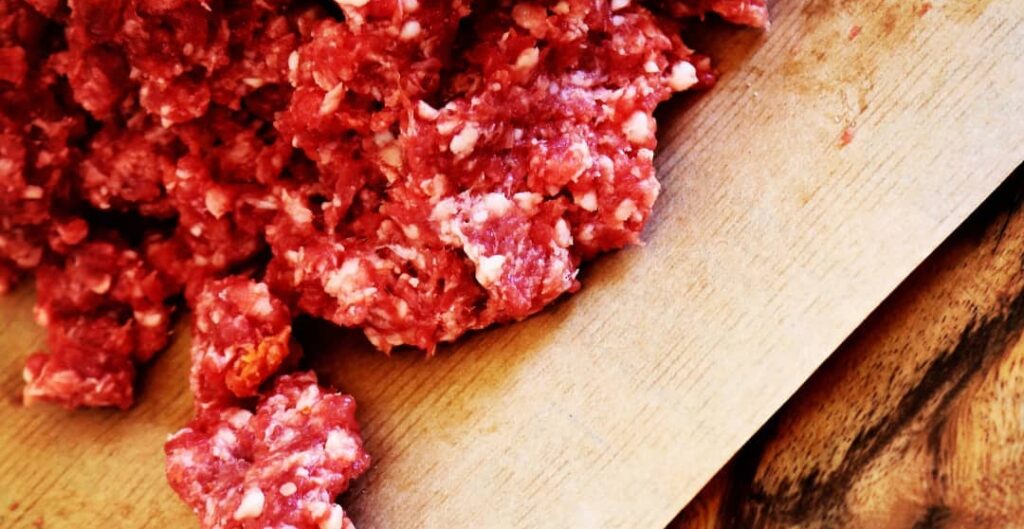 Mutton mince photo Mutton mince photo